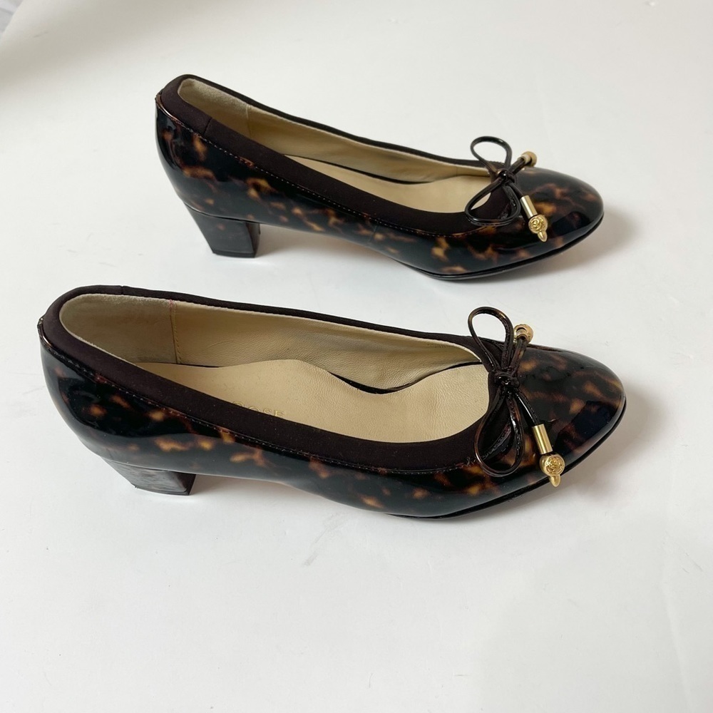 TARYN ROSE Fairlawn Tortoise Pump Heel size 5 - Picture 3 of 10